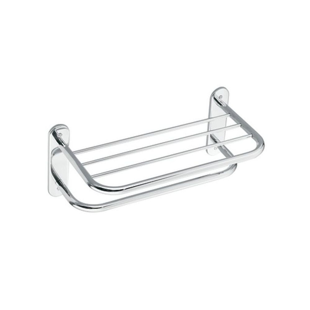18in Towel Bar with Shelf in Chrome 18in Towel Bar with Shelf in Chrome