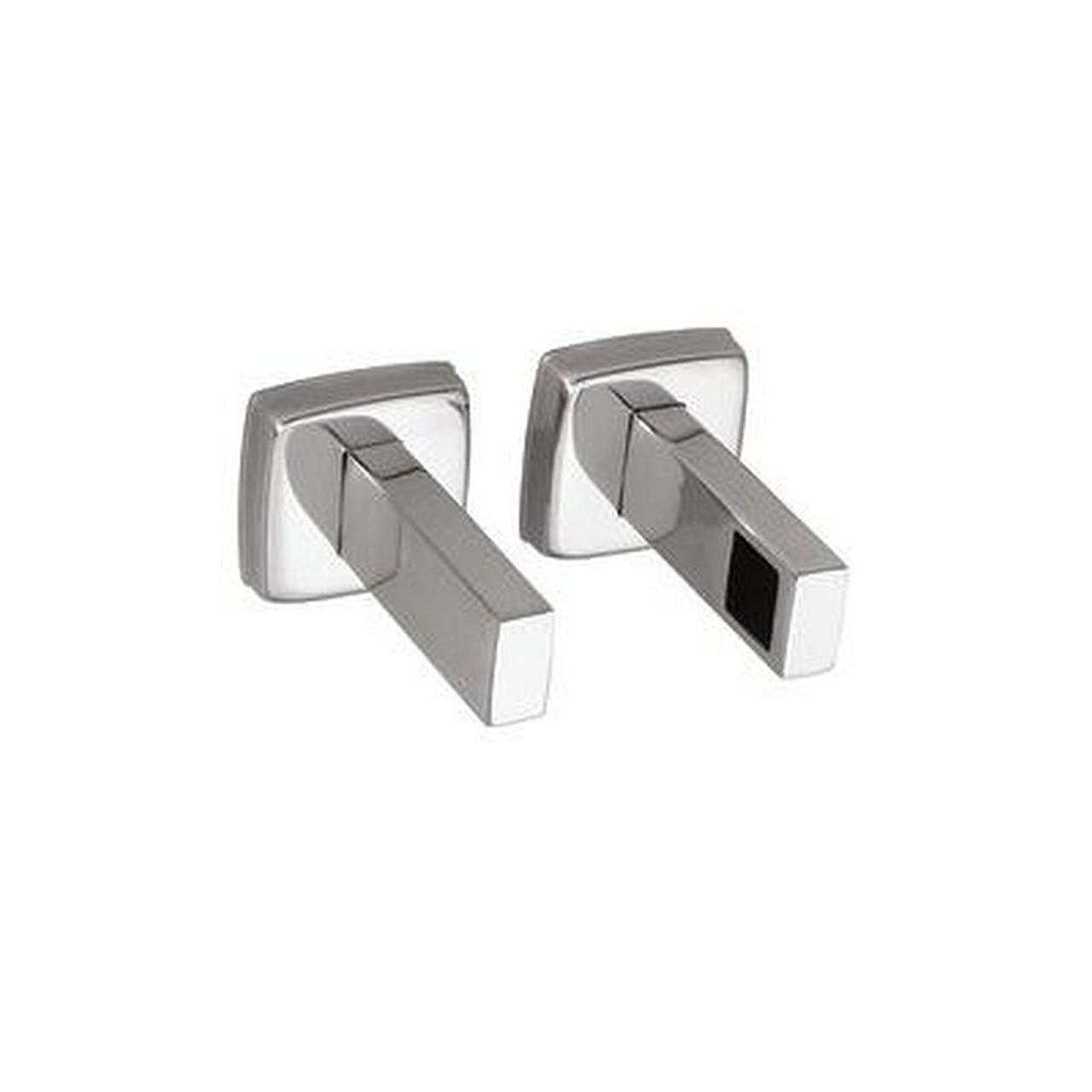 Pair of 3/4in Towel Bar Posts in Stainless Steel Pair of 3/4in Towel Bar Posts in Stainless Steel