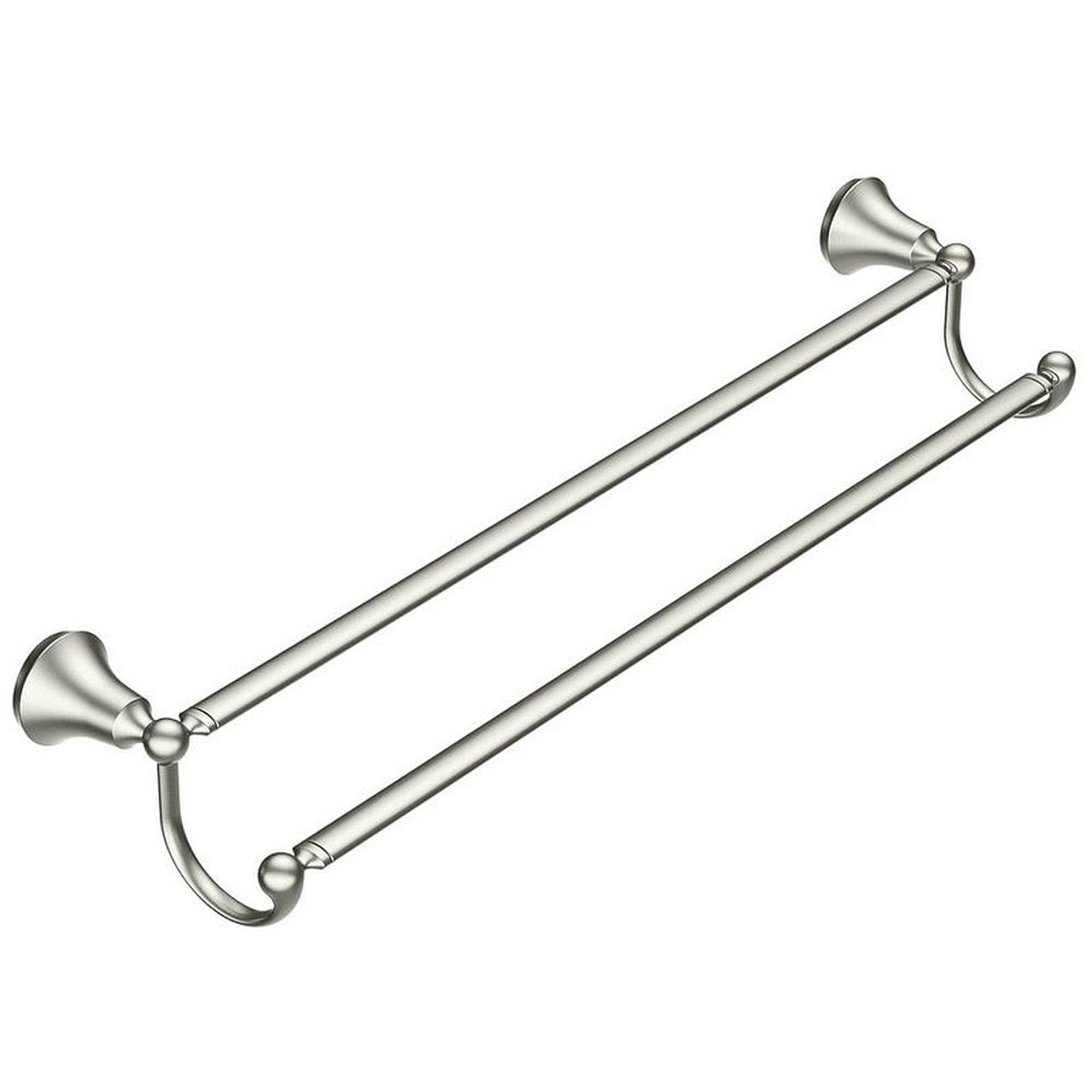 Creative Specialties YB5222BN 24in Double Towel Bar in Brushed Nickel Creative Specialties YB5222BN 24in Double Towel Bar in Brushed Nickel