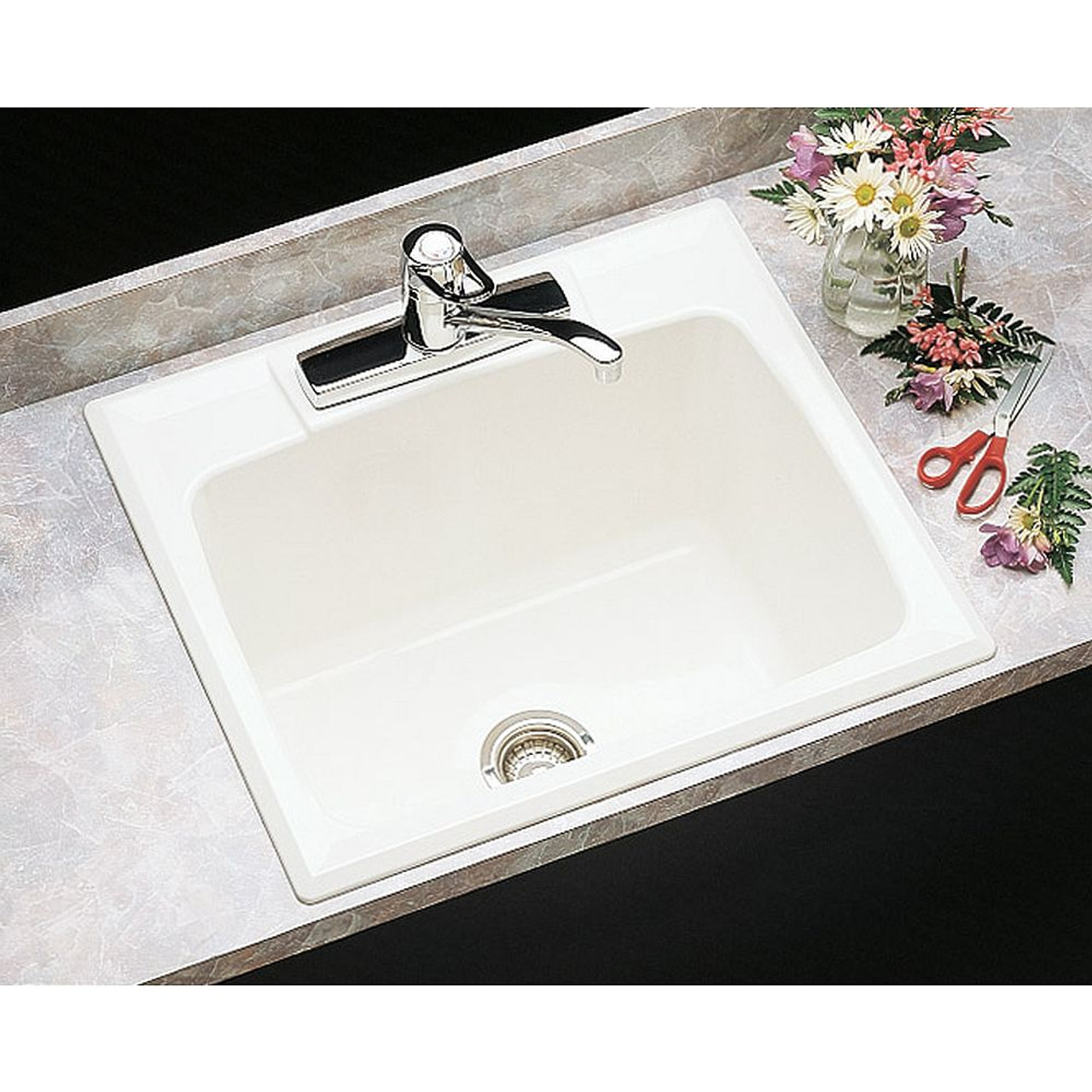 Utility Sink 22x25 in White Utility Sink 22x25 in White