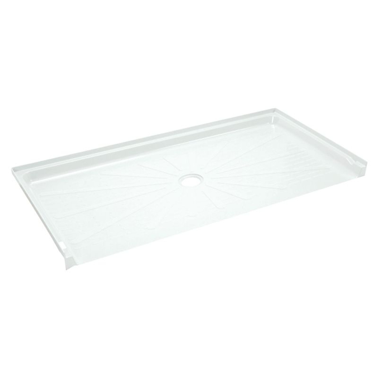 38-in L x 65-in W x 4-in H Shower Base in White 38-in L x 65-in W x 4-in H Shower Base in White