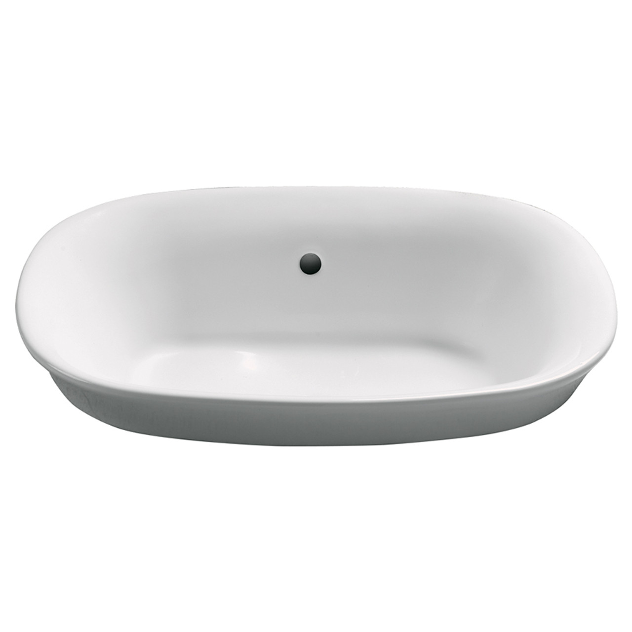 19-1/2-in Drop In Bathroom Sink with Overflow and SanaGloss Ceramic Glaze in Colonial White 19-1/2-in Drop In Bathroom Sink with Overflow and SanaGloss Ceramic Glaze in Colonial White