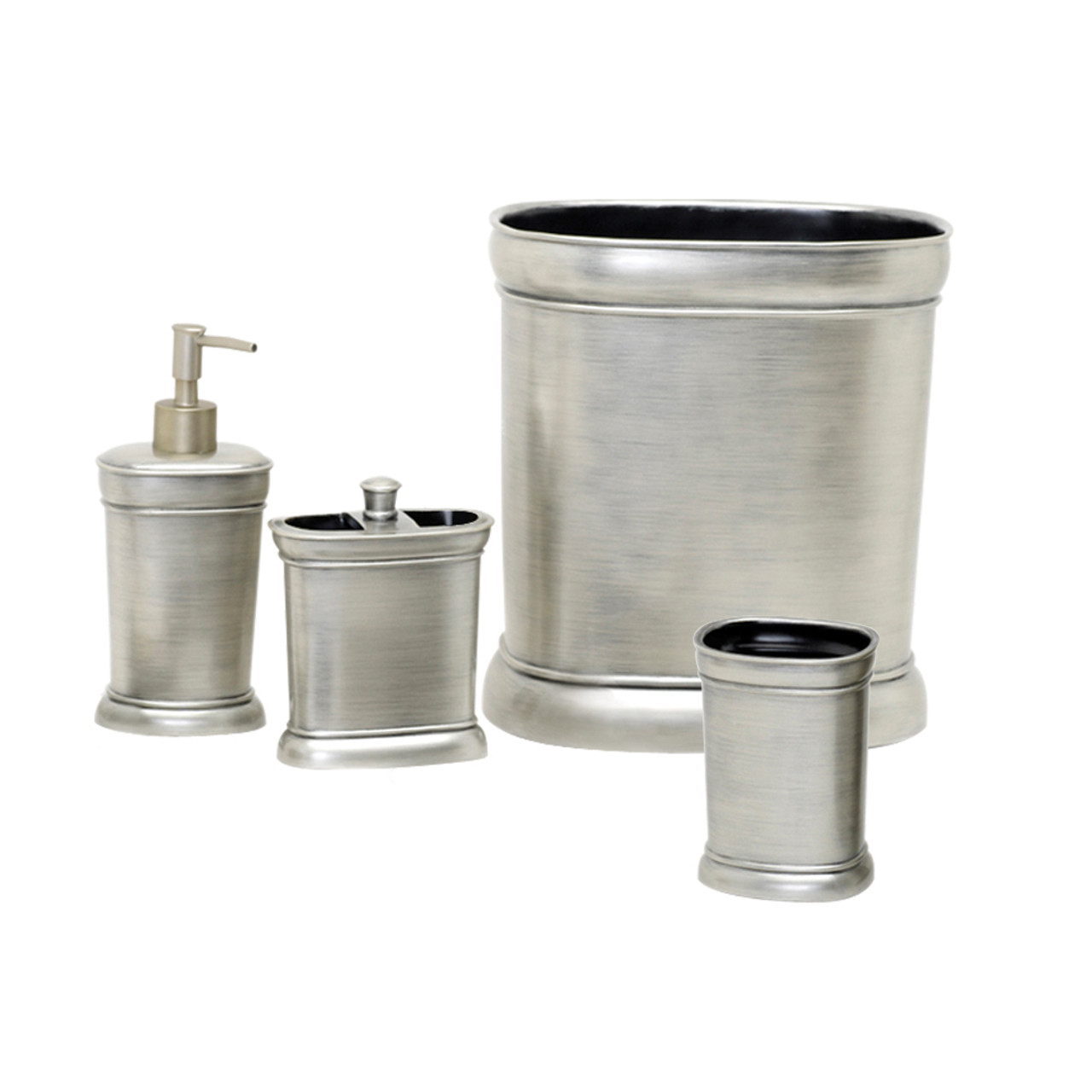 Bath 4-Piece Accessory Kit in Sterling Bath 4-Piece Accessory Kit in Sterling