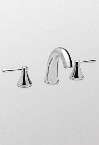 Toto TL210DD#PN Widespread Bathroom Faucet with Lever Handles in Polished Nickel