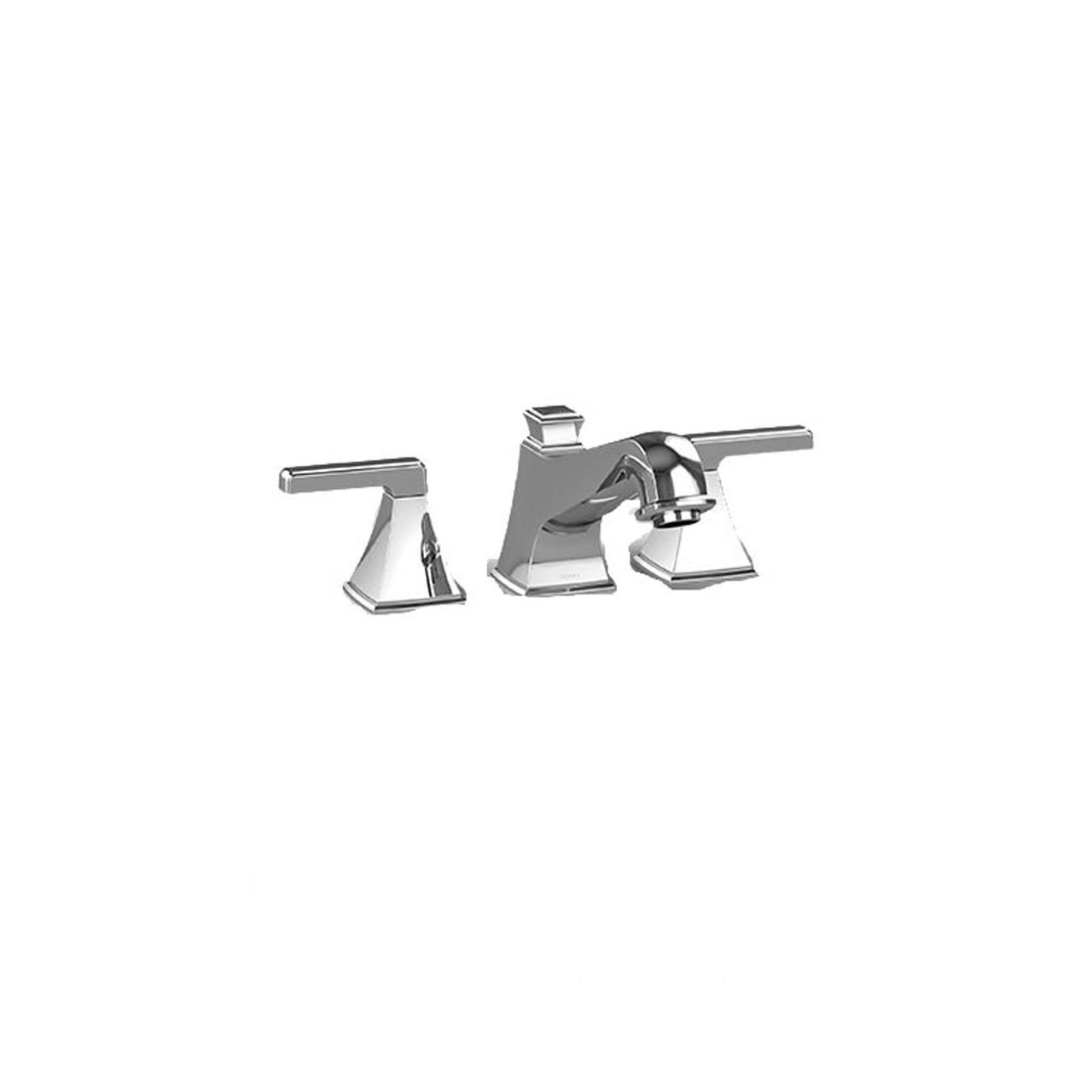 Three Hole Roman Tub Filler Trim with Lever Handles in Polished Nickel