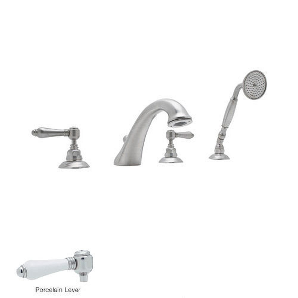 Rohl A1464LPAPC Roman Tub Faucet and Single Function Hand Shower in Polished Chrome