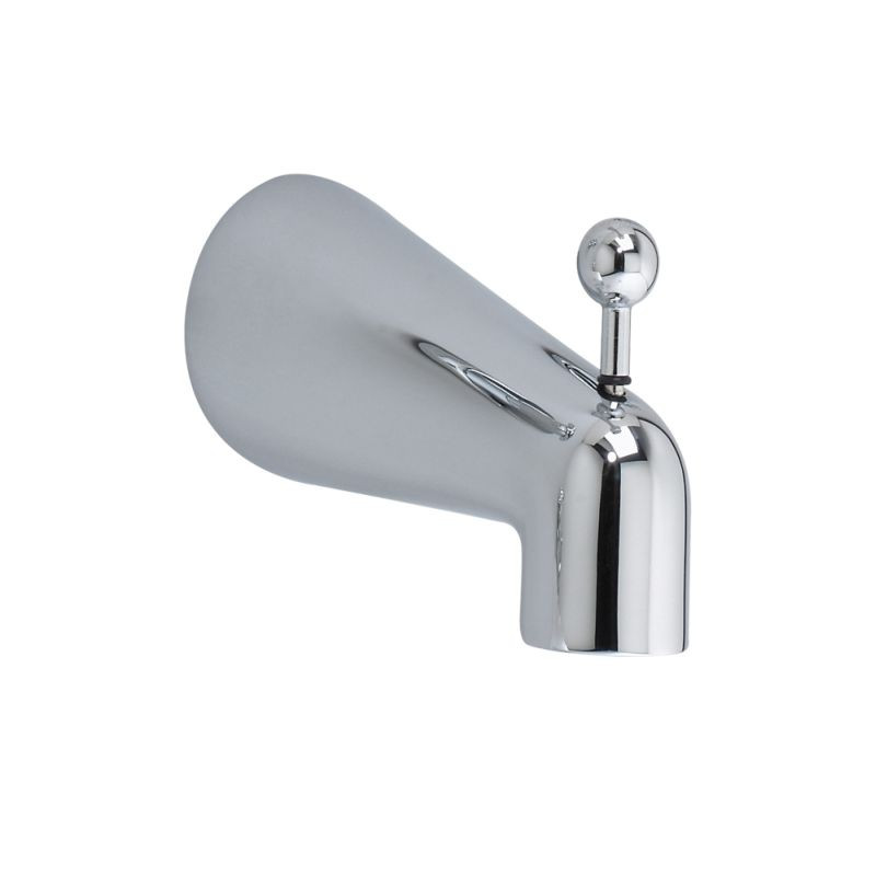 5-1/8" Brass Diverter Tub Spout in Chrome
