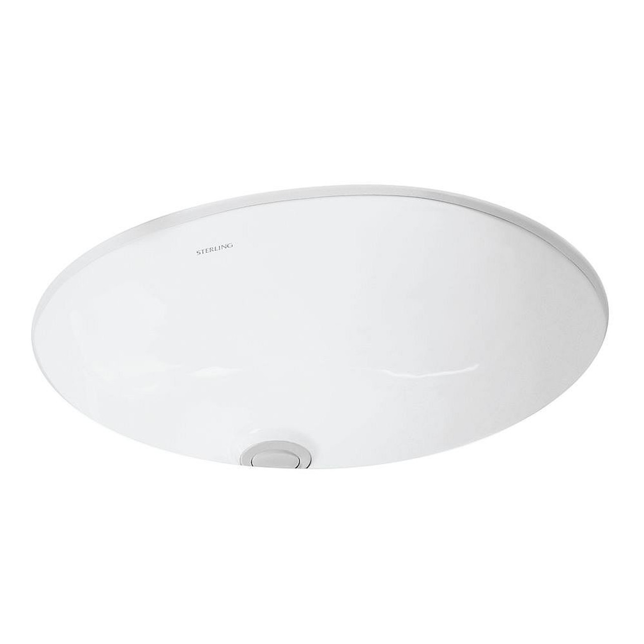 19-1/16-in x 15-3/8-in x 10-3/8-in Vitreous China Undermount Oval Bathroom Sink with Overflow in White 19-1/16-in x 15-3/8-in x 10-3/8-in Vitreous China Undermount Oval Bathroom Sink with Overflow in White