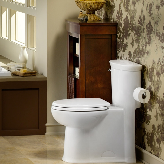 American Standard 2786.128.020One-Piece 1.28 GPF Elongated Right Height Toilet with Seat and 12-in Rough-In