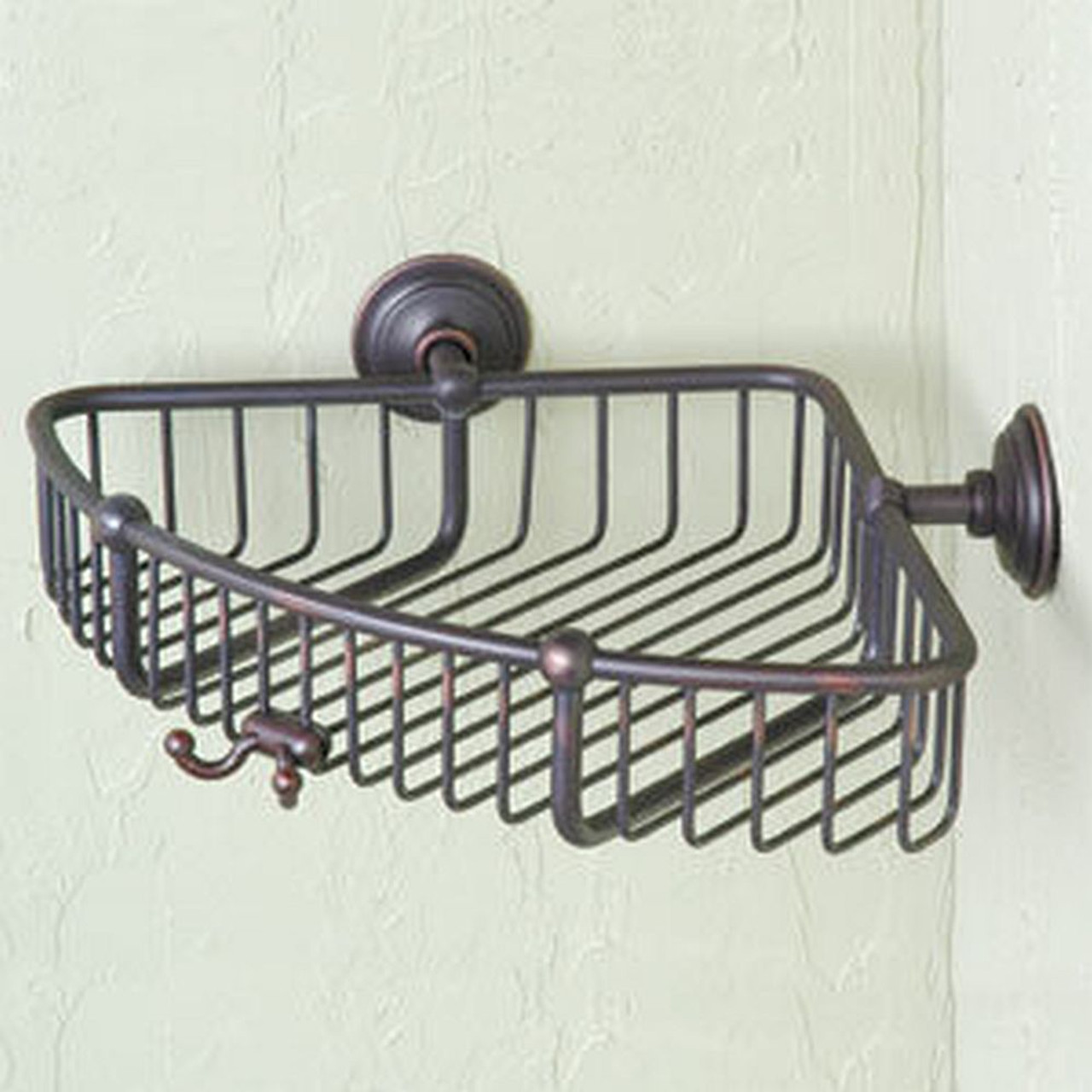 9in Corner Basket in Satin Nickel 9in Corner Basket in Satin Nickel