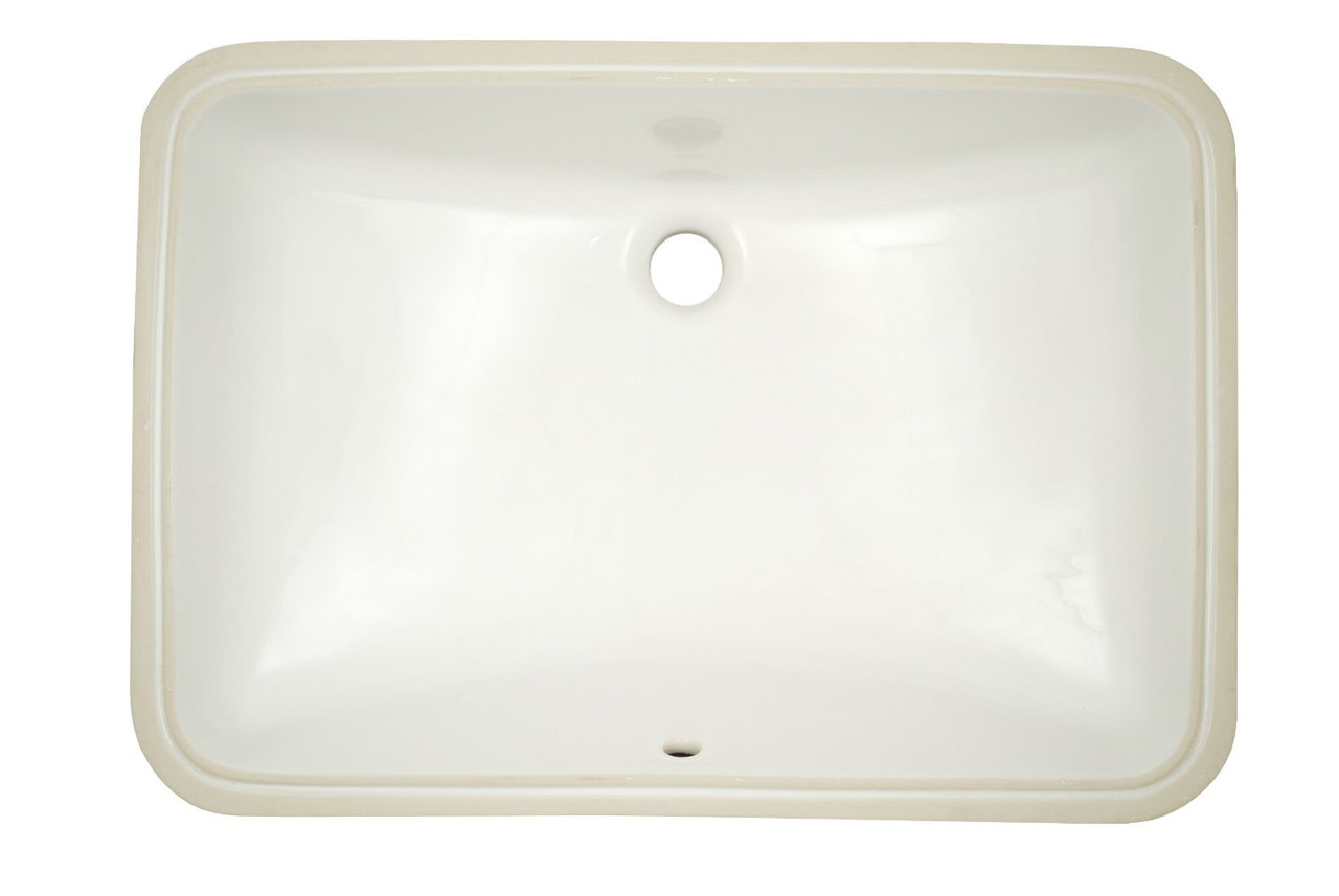 21-1/4-in Undermount Bathroom Sink with Overflow and SanaGloss Ceramic Glaze in Cotton 21-1/4-in Undermount Bathroom Sink with Overflow and SanaGloss Ceramic Glaze in Cotton