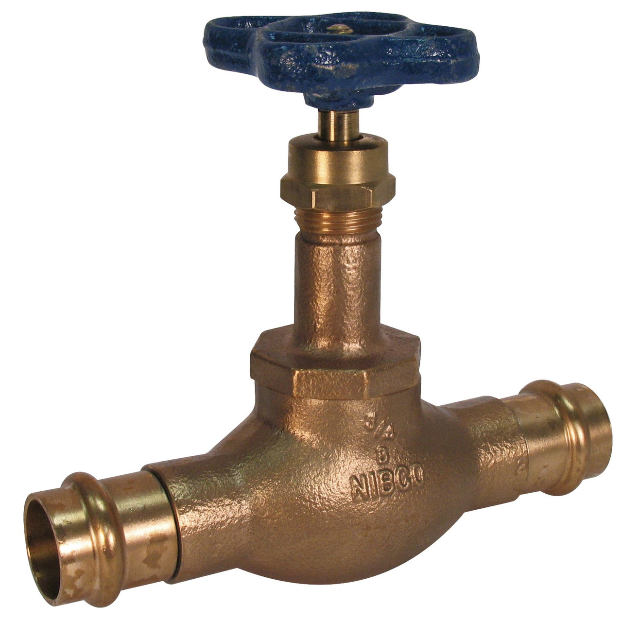 PF211Y 3/4 GLOBE W/PTFE & FEMALE PRESS E, Globe Valve - Bronze, 200 PSI, Non-Rising Stem, PF211-Y