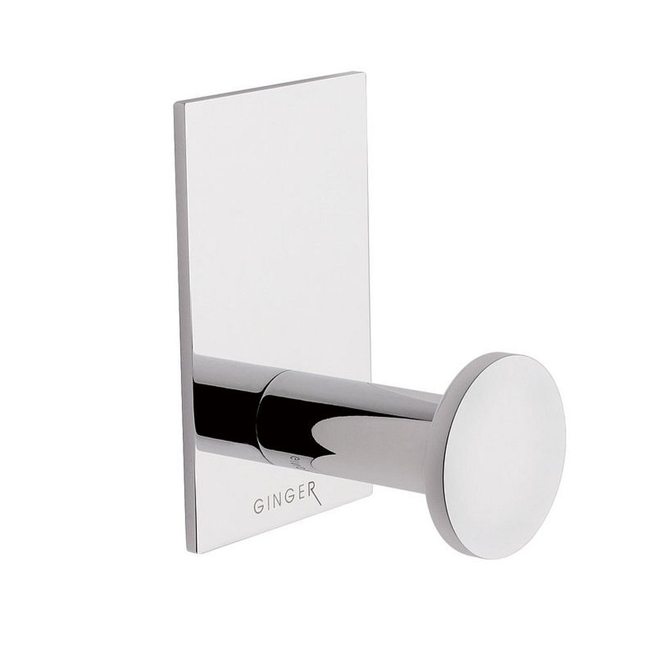 Ginger 2810/PC Single Hook Robe Hook in Polished Chrome Ginger 2810/PC Single Hook Robe Hook in Polished Chrome