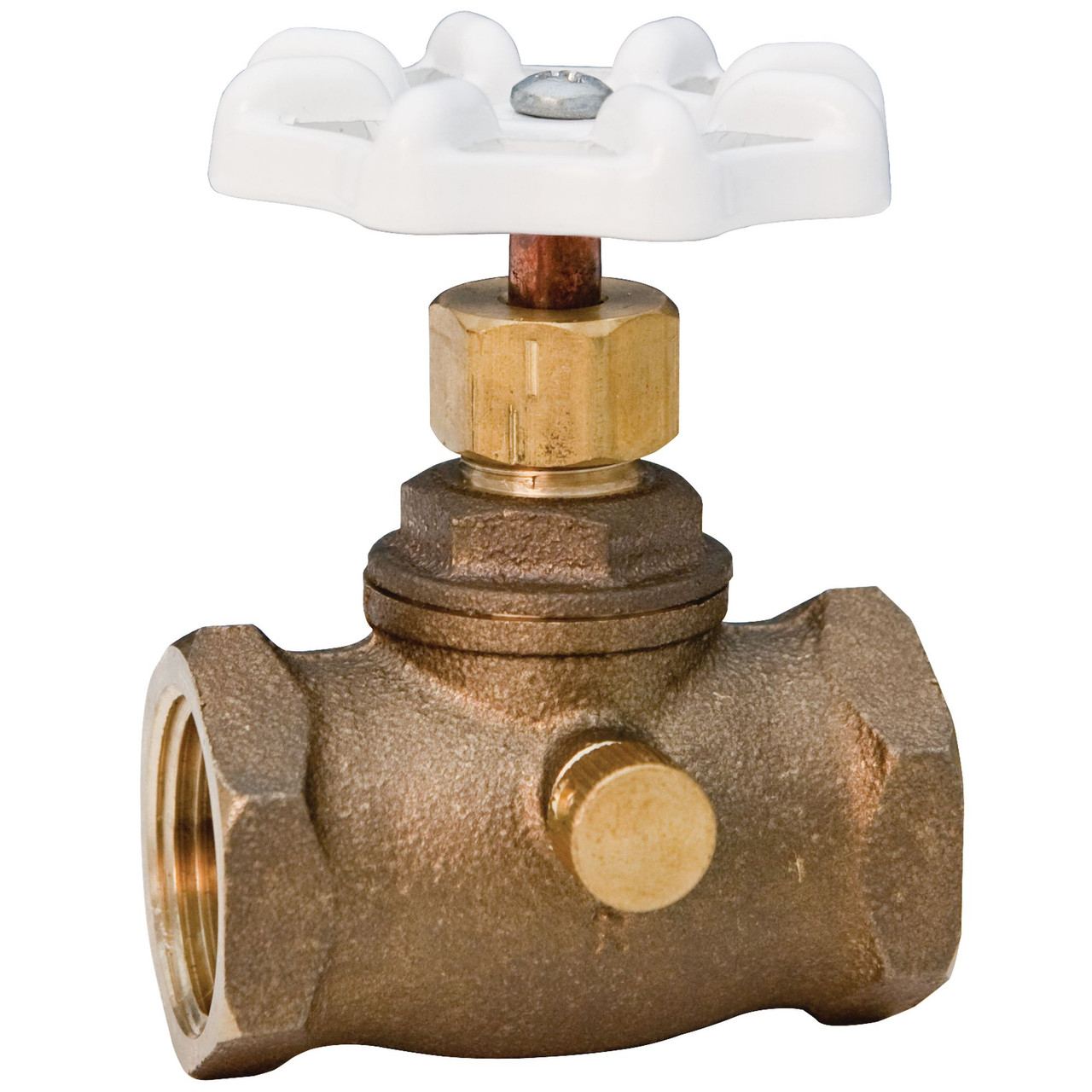 76-LF 3/4 STOP & WASTE - FEMALE NO LEAD, Stop and Waste Valve - Lead-free