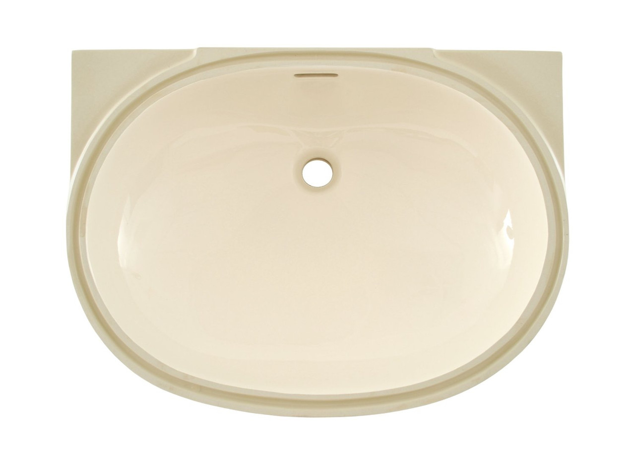 19-5/8-in Undermount Bathroom Sink with Overflow and SanaGloss Ceramic Glaze in Sedona Beige 19-5/8-in Undermount Bathroom Sink with Overflow and SanaGloss Ceramic Glaze in Sedona Beige