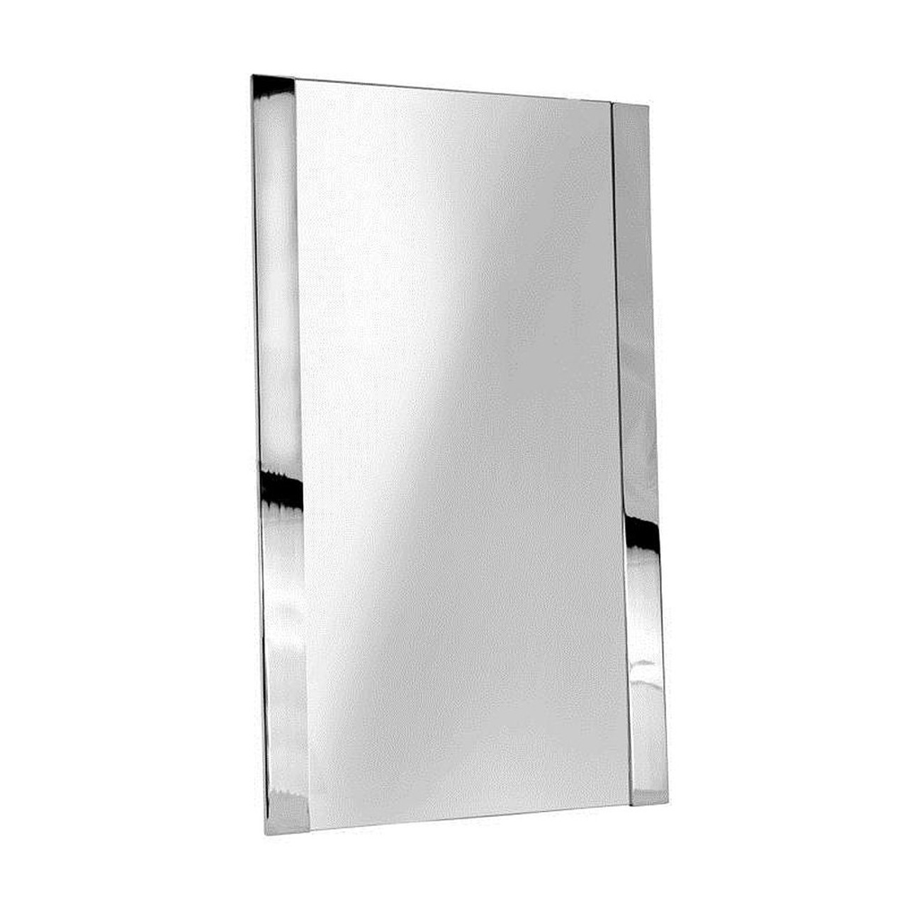 20 x 34 Framed Mirror in Polished Nickel 20 x 34 Framed Mirror in Polished Nickel
