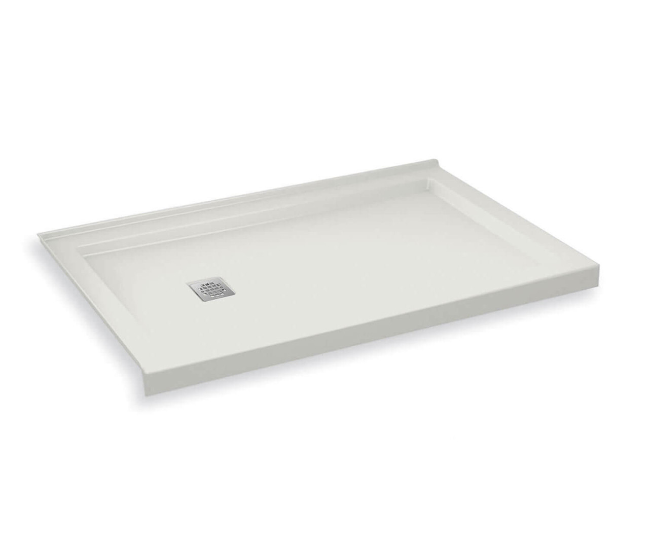 60in x 30in Rectangular Corner Left Acrylic Shower Base with Left Hand Drain, in White 60in x 30in Rectangular Corner Left Acrylic Shower Base with Left Hand Drain, in White
