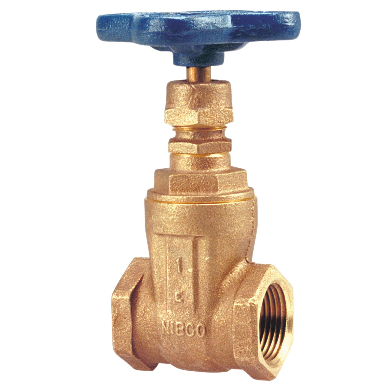 T113 11/4 THD 125# NRS GATE BRZ, Gate Valve - Bronze, Non-rising Stem, Threaded, T-113  - Box of 2