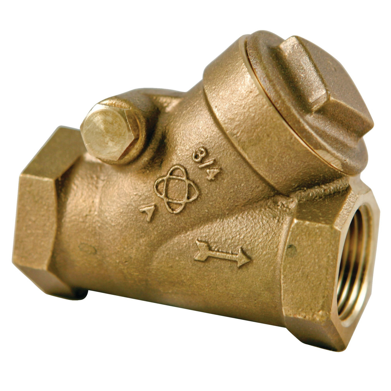 T413Y-LF 3/4 THD 200 CWP CHK PTFE DISC, Check Valve - Lead-free