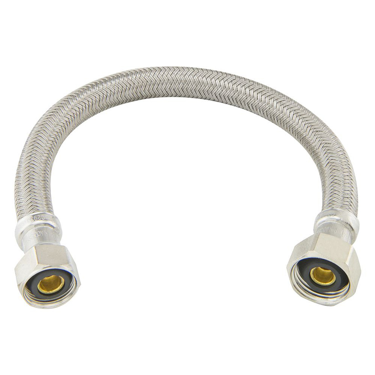 Brasscraft B3-16A F 1/2 in. Comp x 1/2 in. FIP Braided Polymer Connector