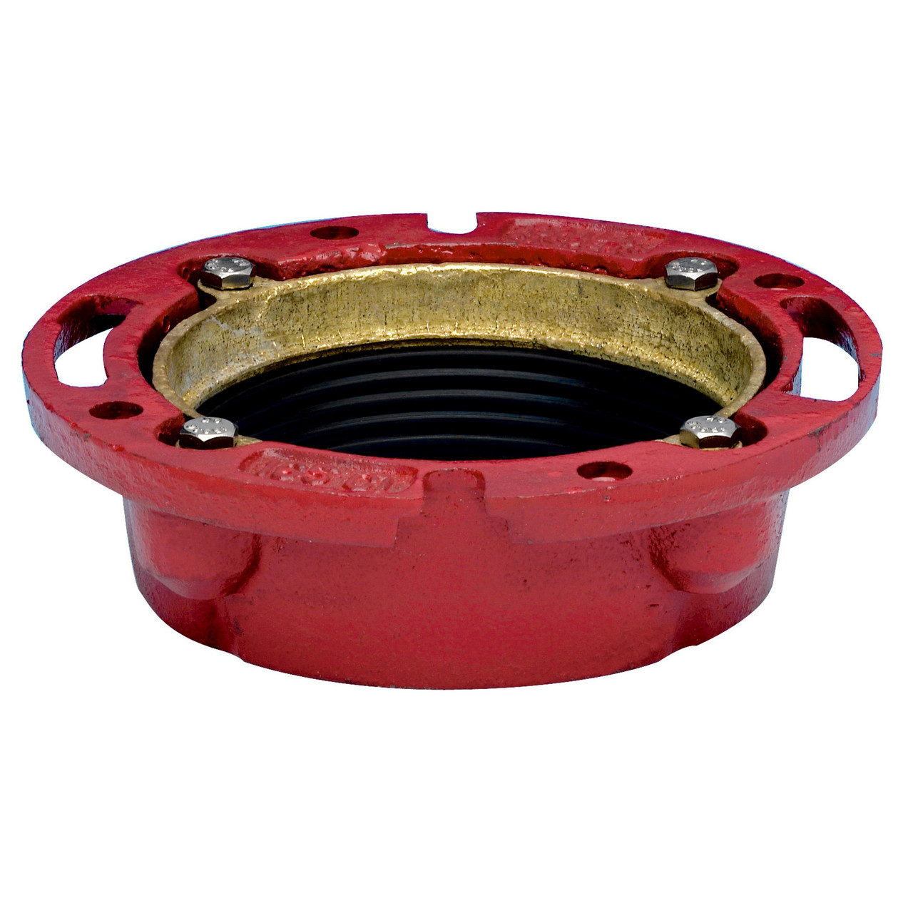 4" Cast iron flange w/o test cap