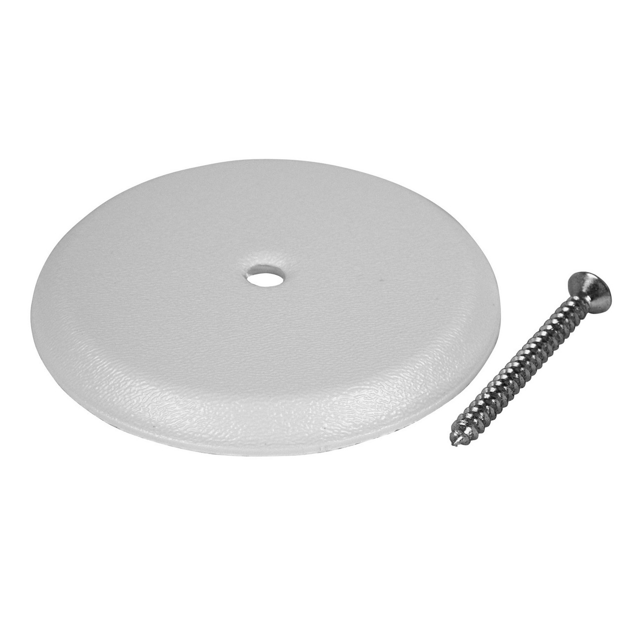 Oatey 4" Flat White Cover Plate