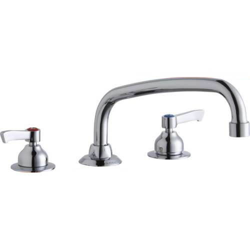 Elkay LK800AT10L2 Commercial 3-Hole Faucet in Chrome