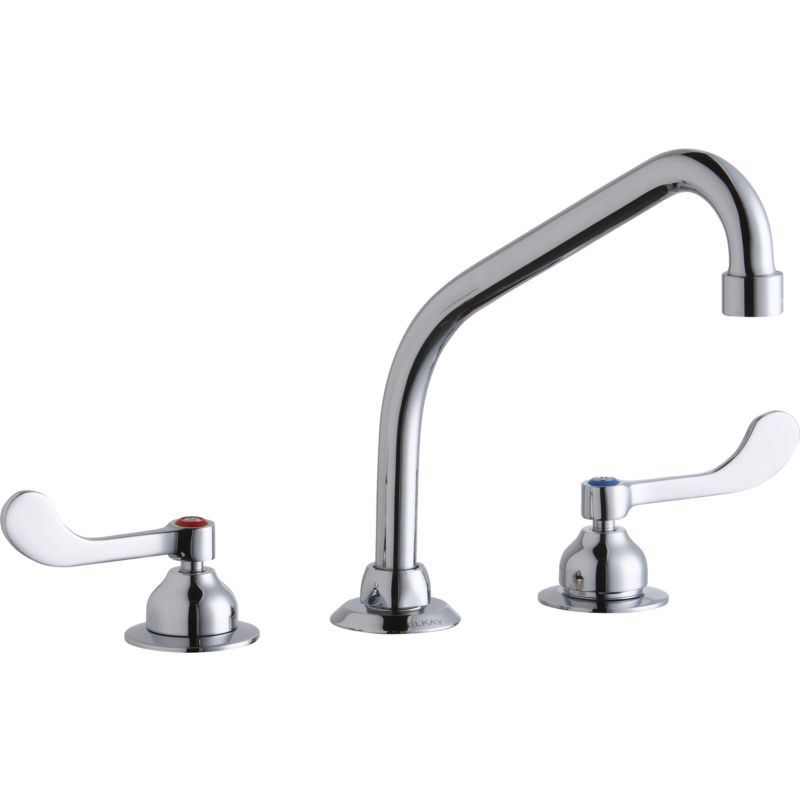Elkay LK800HA08T4 Commercial 3-Hole Faucet in Chrome