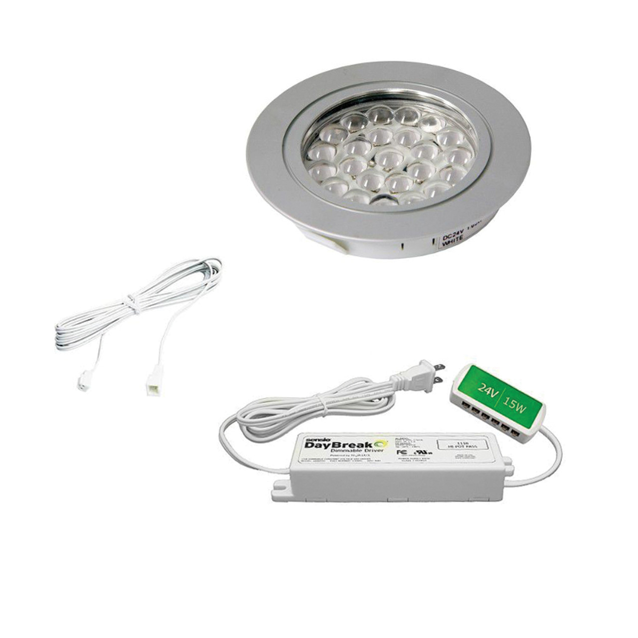 Under-Cabinet LED Puck Lighting Kit (Dimmable) Under-Cabinet LED Puck Lighting Kit (Dimmable)