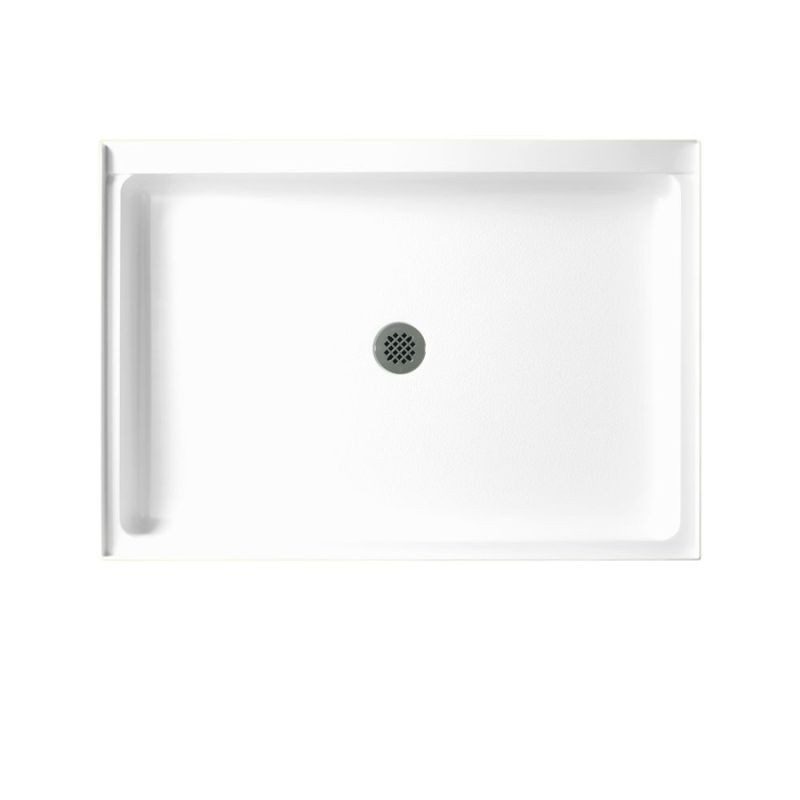 34-in D x 48-in W x 5.5-in H Veritek Shower Base in White