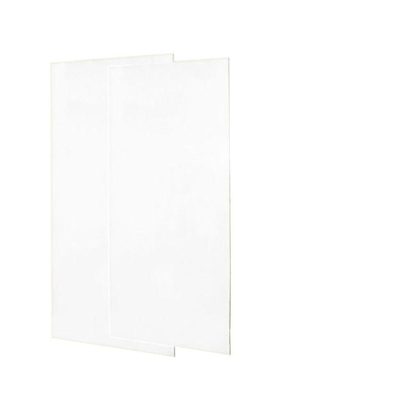 36-in W x 72-in H Solid Surface Shower Wall Panel in White
