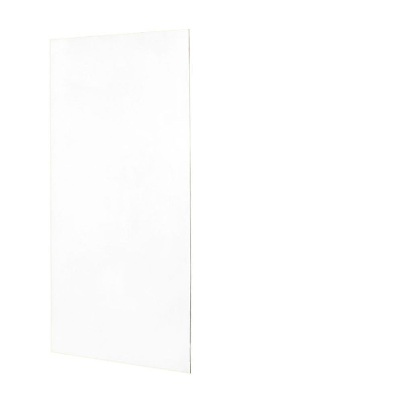 Swan SS-4896-1-010 48-in W x 96-in H Solid Surface Shower Wall Panel in White