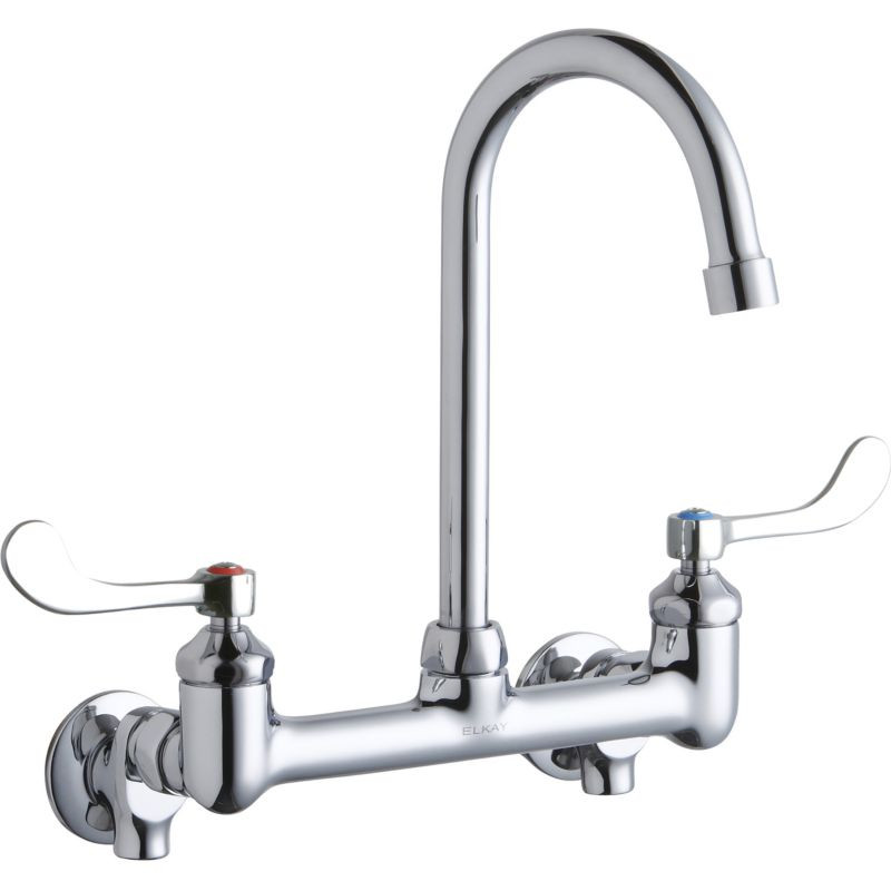 Elkay LK940GN05T4S Commercial 2-Hole Faucet in Chrome