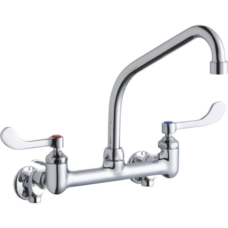 Elkay LK940HA08T4S Commercial 2-Hole Faucet in Chrome