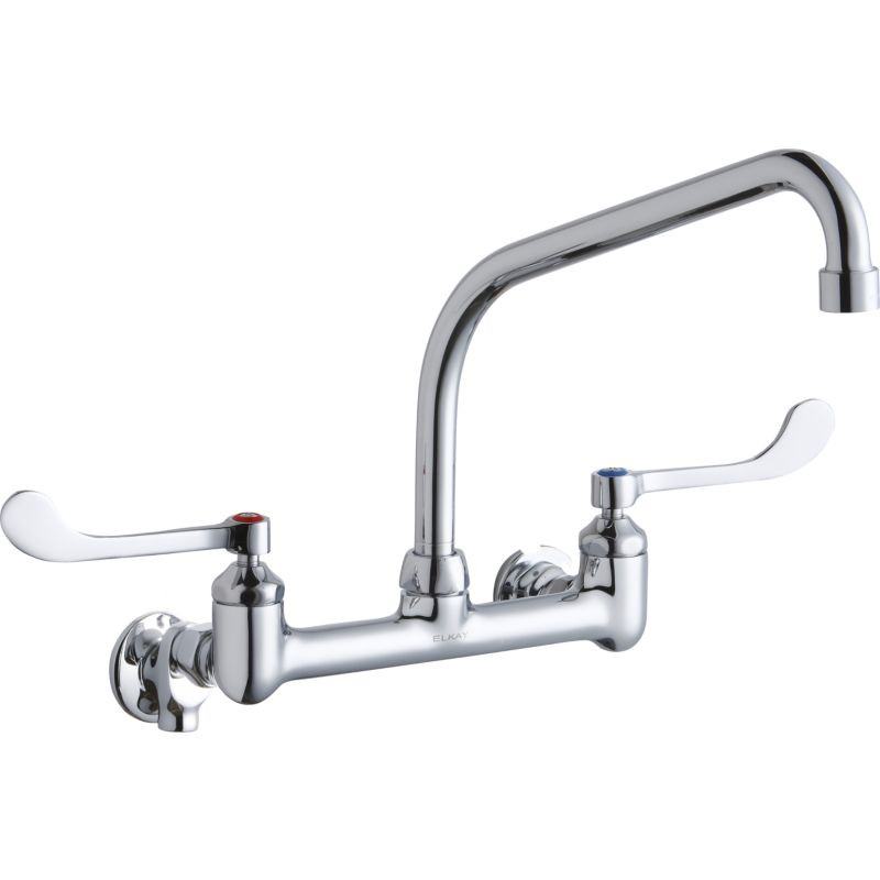 Elkay LK940HA10T6S Commercial 2-Hole Faucet in Chrome