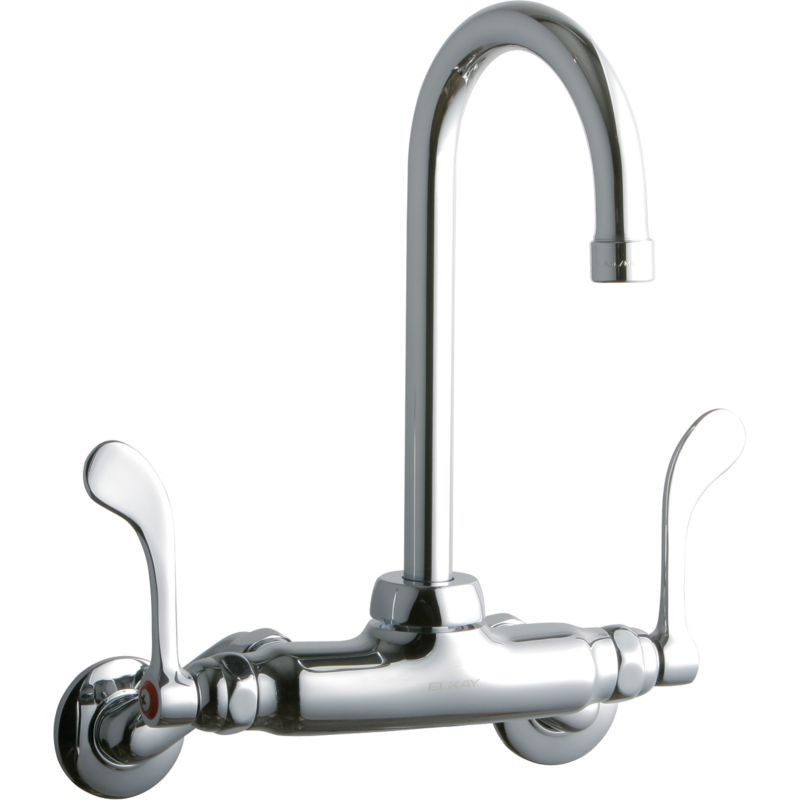 Elkay LK945GN05T4T Commercial 2-Hole Faucet in Chrome