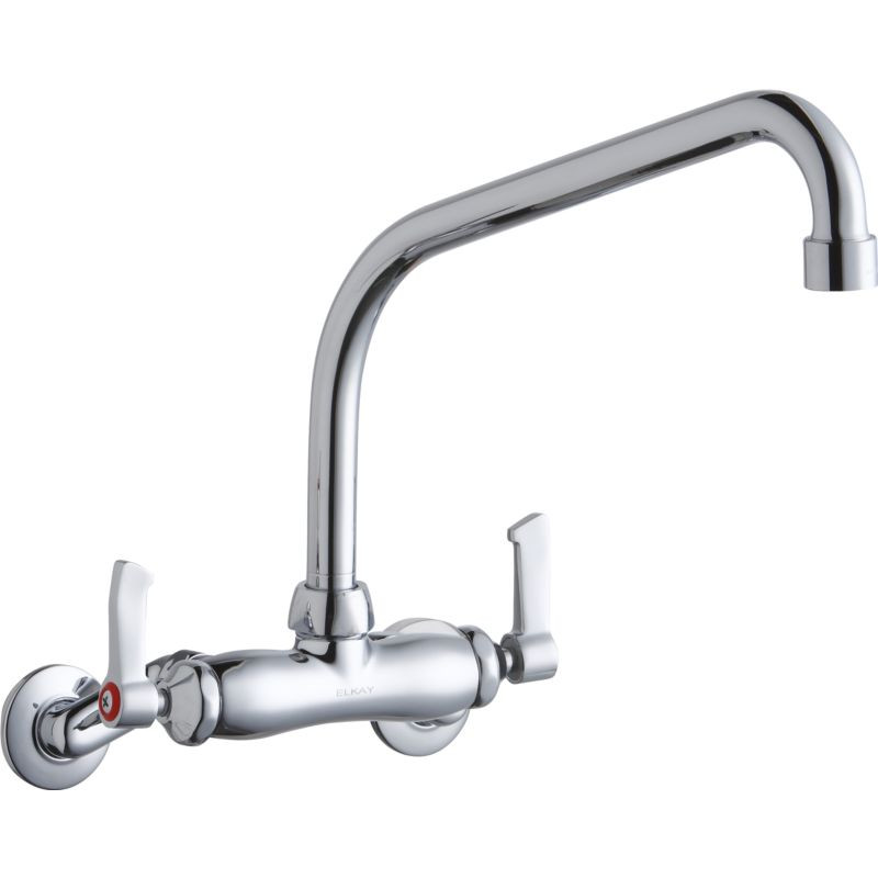 Elkay LK945HA10L2T Commercial 2-Hole Faucet in Chrome