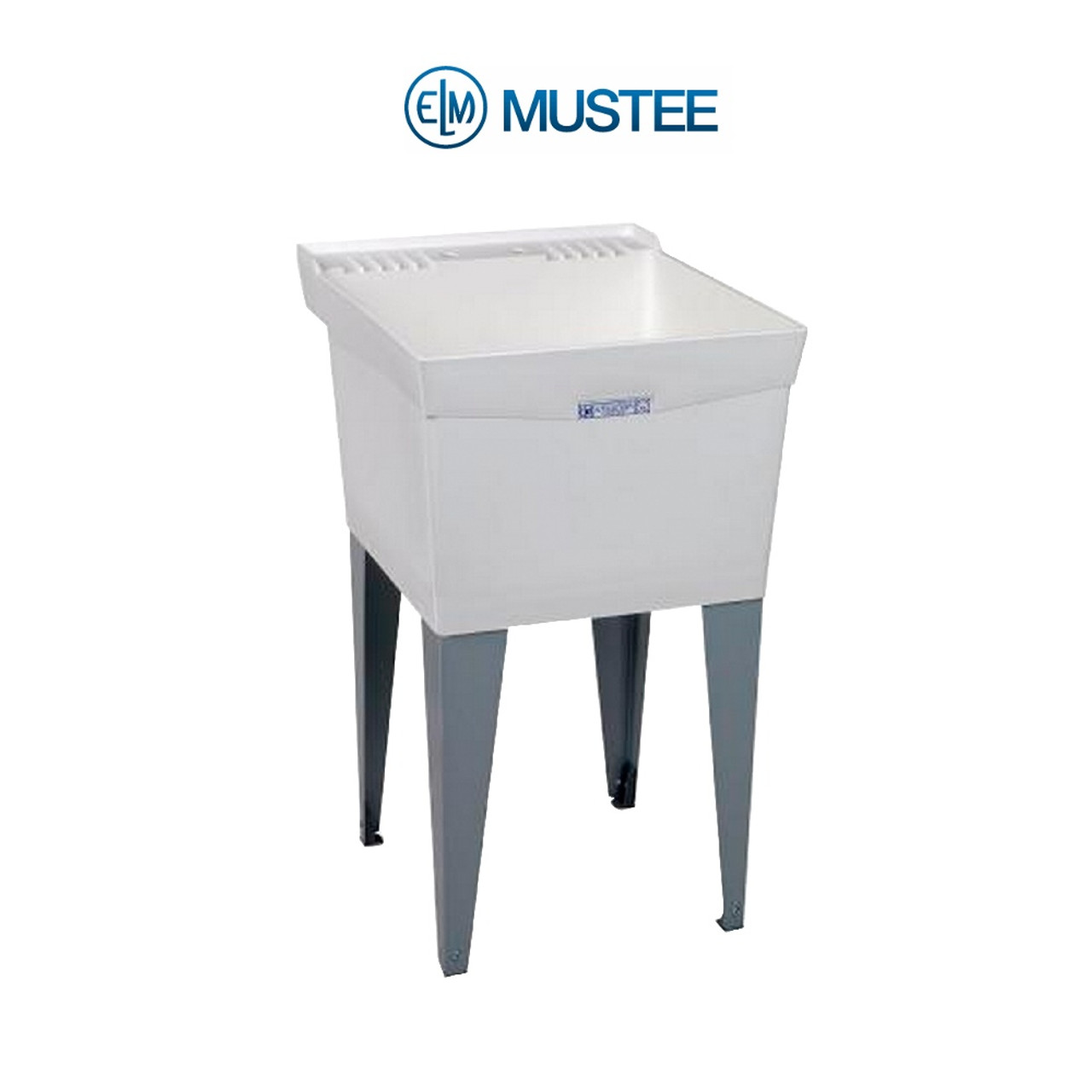 Laundry Tub 24x20 Floor Mount in White Laundry Tub 24x20 Floor Mount in White