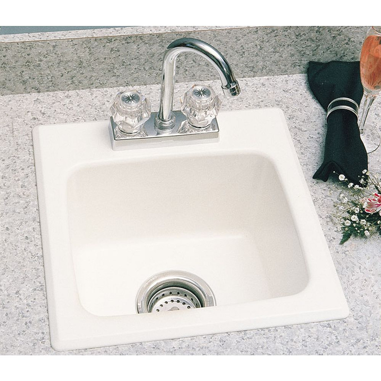 Bar Sink 15x15 in White Bar Sink 15x15 in White