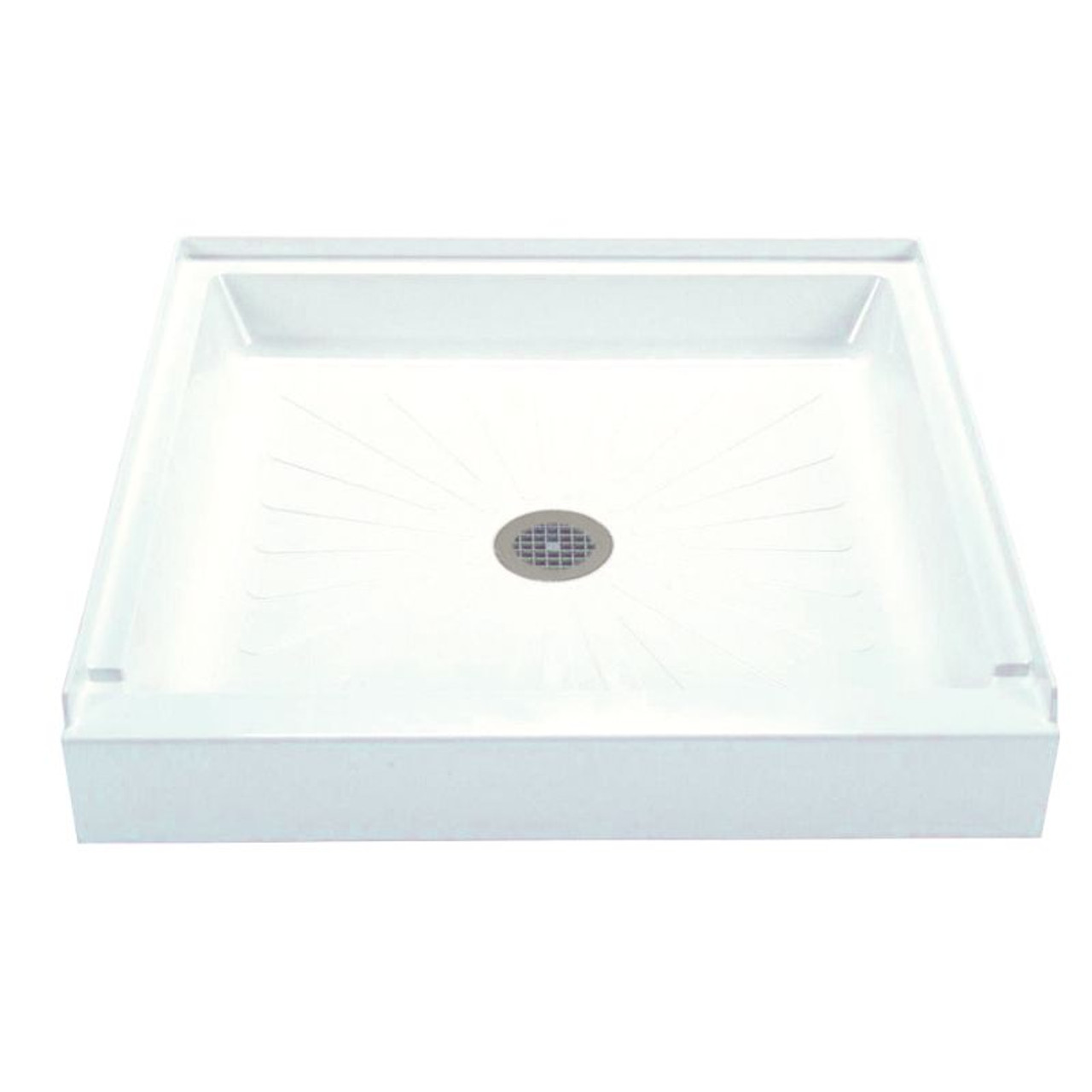 32-in L x 32-in W x 4.5-in H Shower Base in White 32-in L x 32-in W x 4.5-in H Shower Base in White