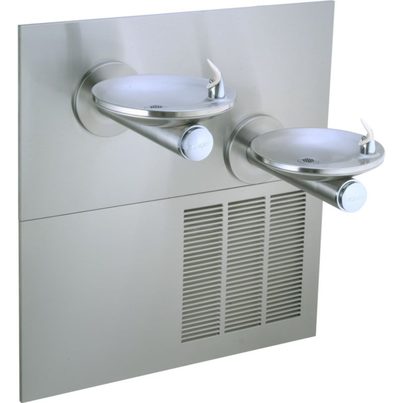 Elkay LRPBM28K Filtered ADA Bi-Level Refrigerated Fountain in Stainless Steel