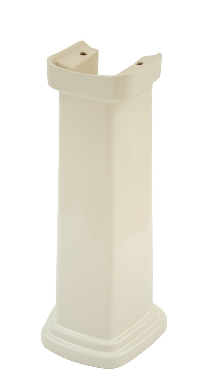 Vitreous China Pedestal for LPT530 Sinks in Sedona Beige