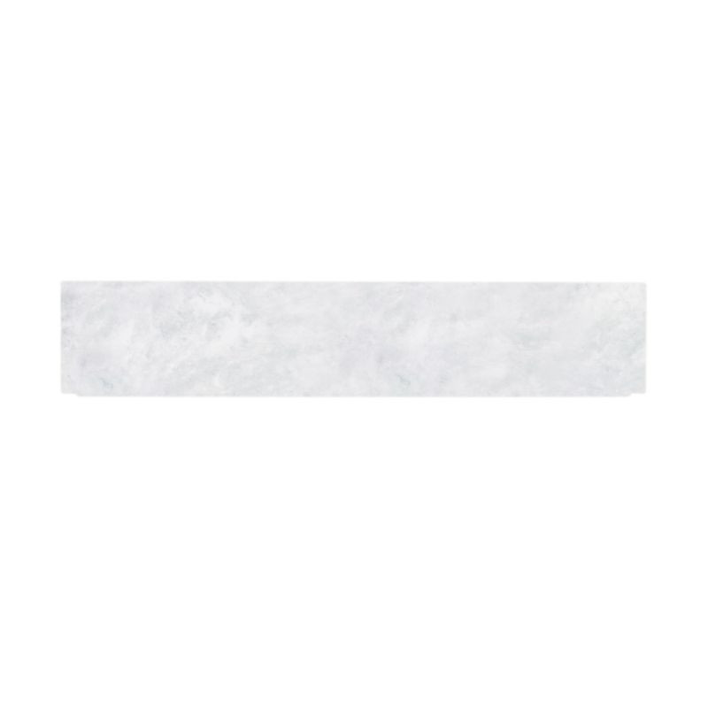 12-in D x 60-in W x 1-in H Solid Surface Shower Ramp in Ice