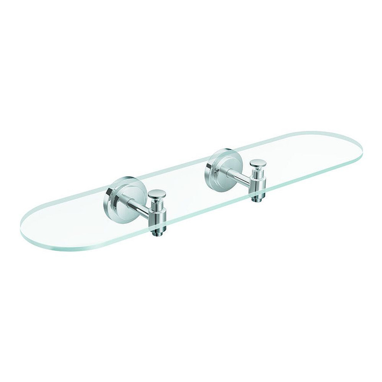 Creative Specialties DN0790CH Glass Shelf in Chrome Creative Specialties DN0790CH Glass Shelf in Chrome
