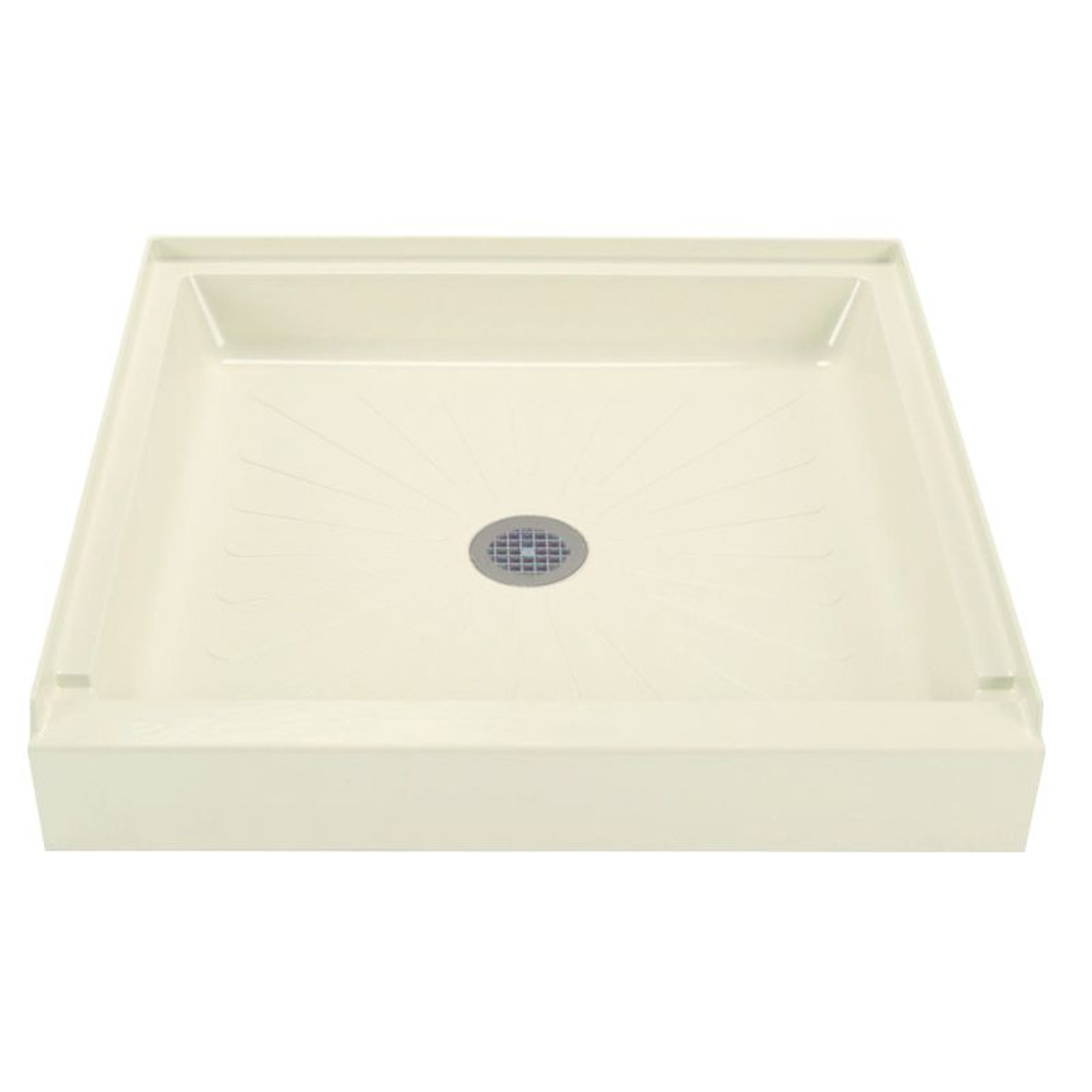 36-in L x 36-in W x 4.5-in H Shower Base in Biscuit 36-in L x 36-in W x 4.5-in H Shower Base in Biscuit