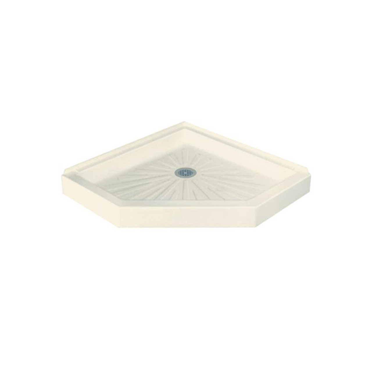 36-in L x 36-in W x 4.5-in H Corner Shower Base in Biscuit 36-in L x 36-in W x 4.5-in H Corner Shower Base in Biscuit