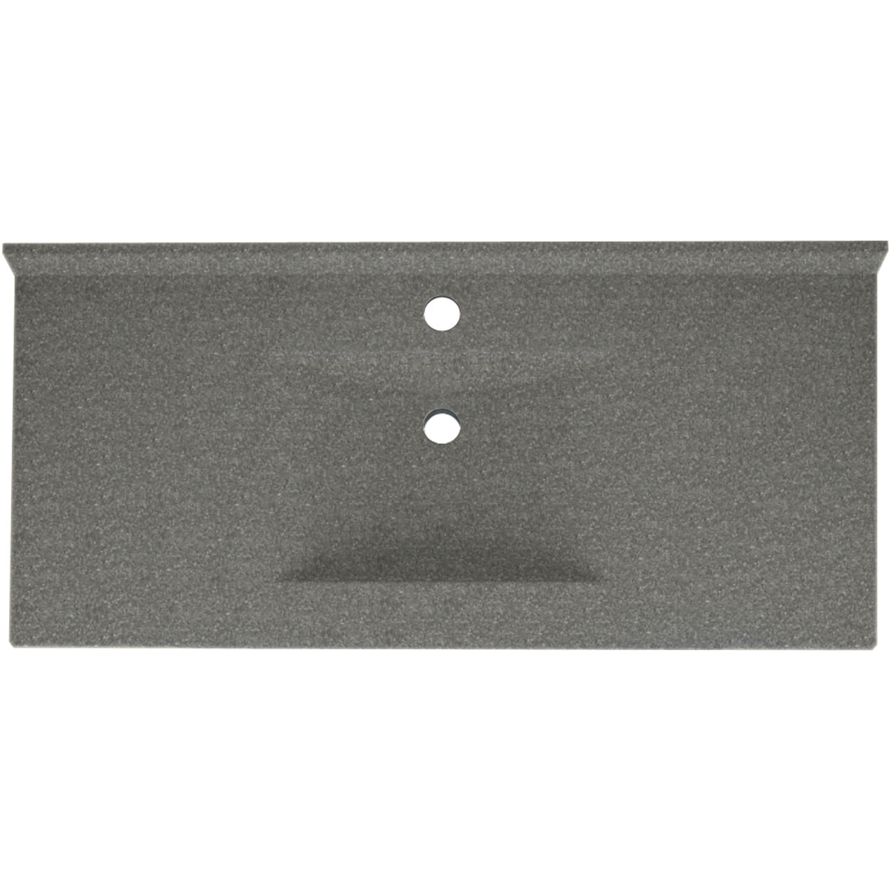 Composite 43-in x 22-in Integral Single Sink Bathroom Vanity Top in Night Sky