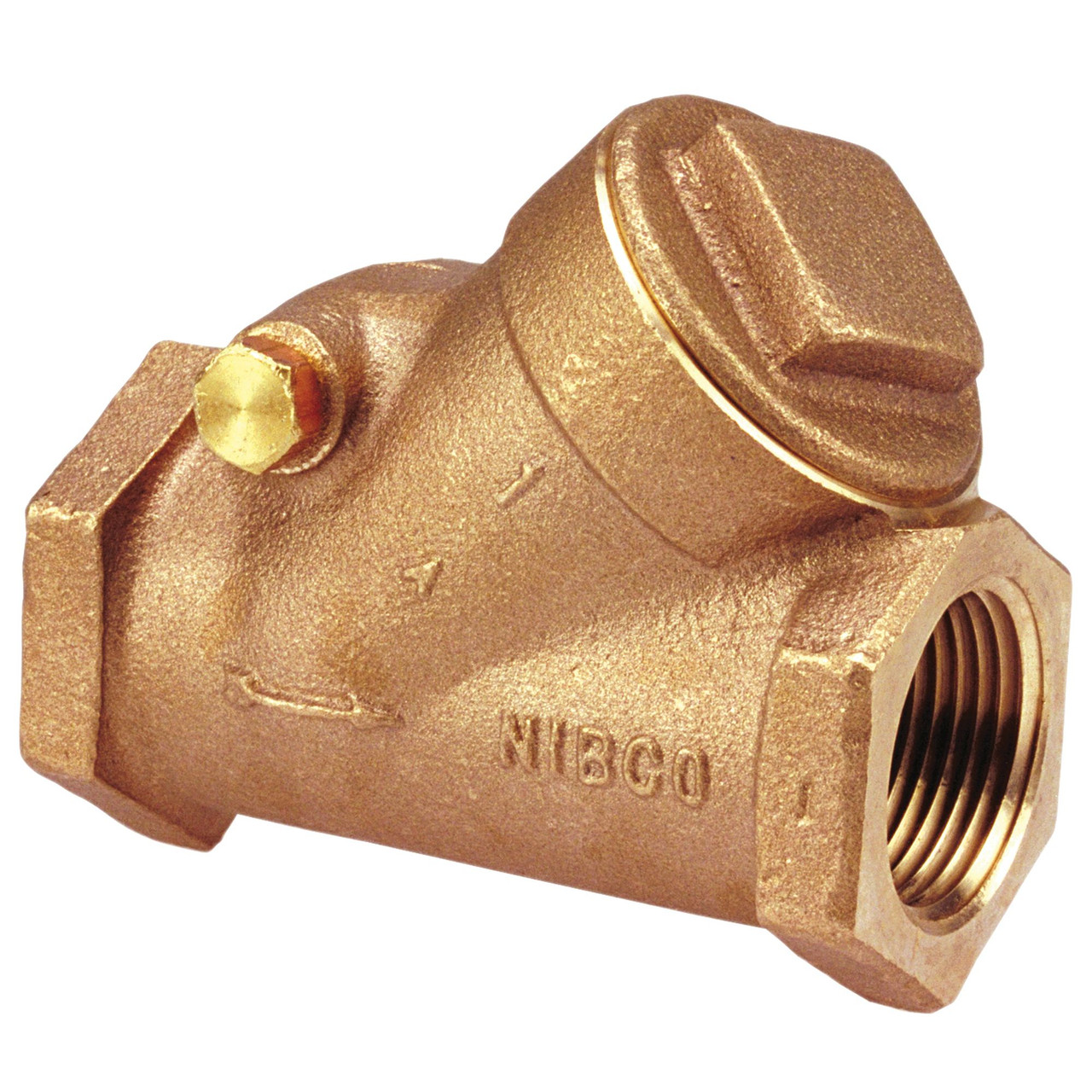 T433B 1 THD 150# CHECK BRZ DISC, Check Valve - Bronze, Bronze Disc, Threaded Ends, T-433-B