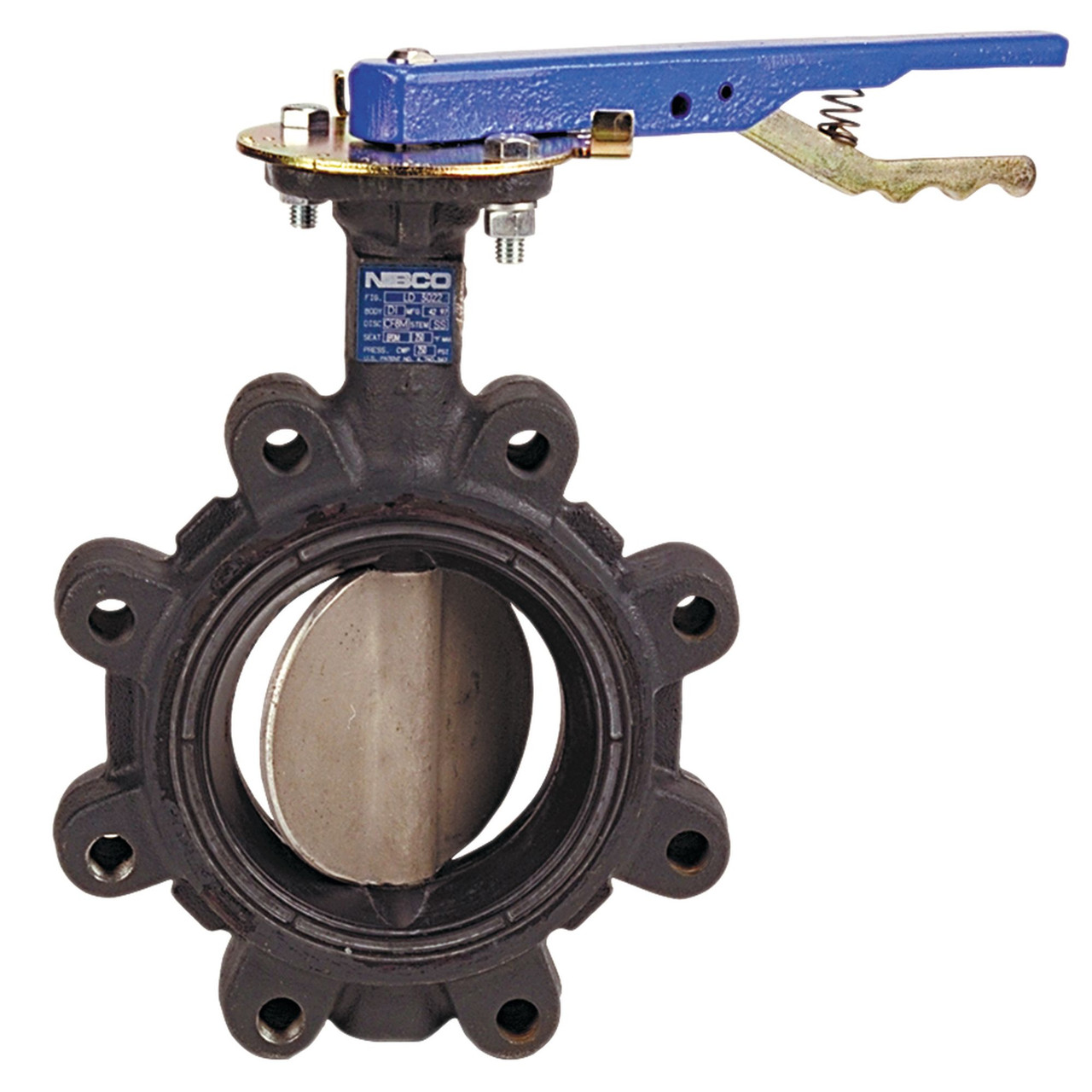 LD30223 2 1/2 LUG BFV L/LK HNDL DUCT IRON, Butterfly Valve - Ductile Iron, Lug Type, Stainless Steel Disc, LD-3022