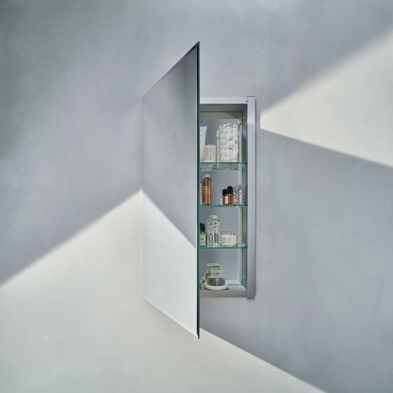Robern RC1620D4FB1 R3 Series 16-in x 20-in x 4-in Cabinet, Bevel Edge